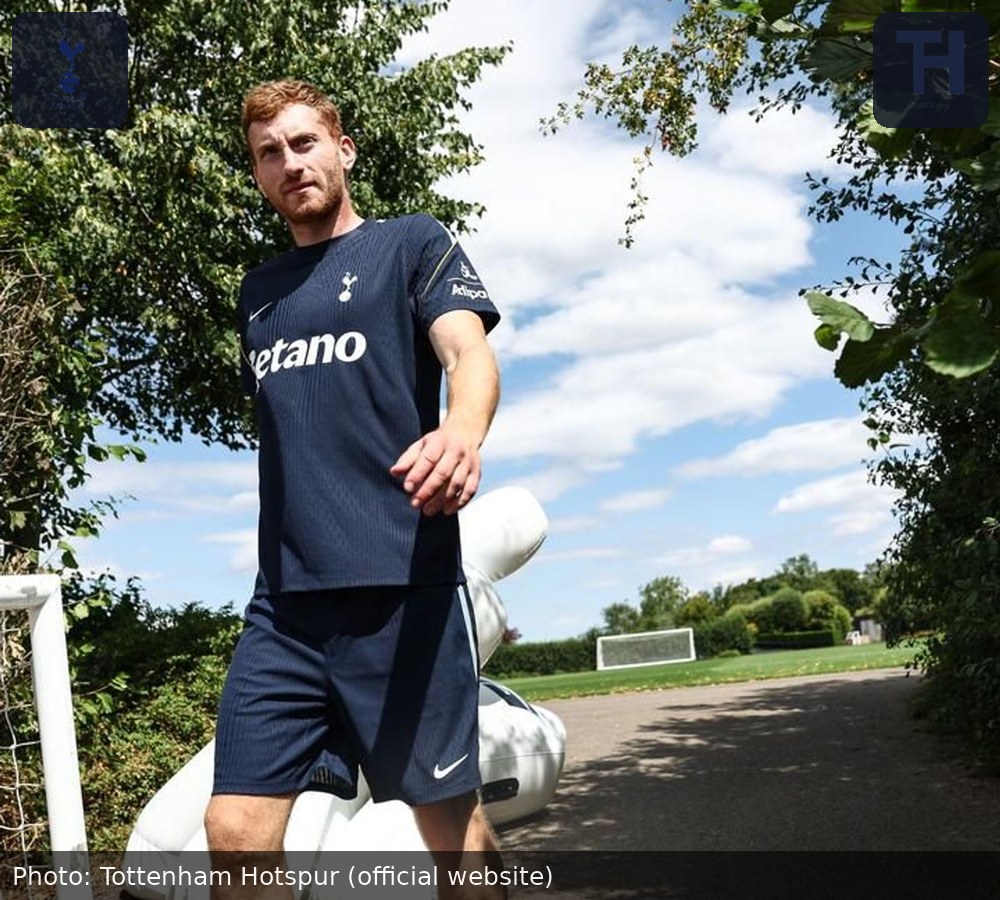 Dejan Kulusevski pictured in Tottenham training in August 2026