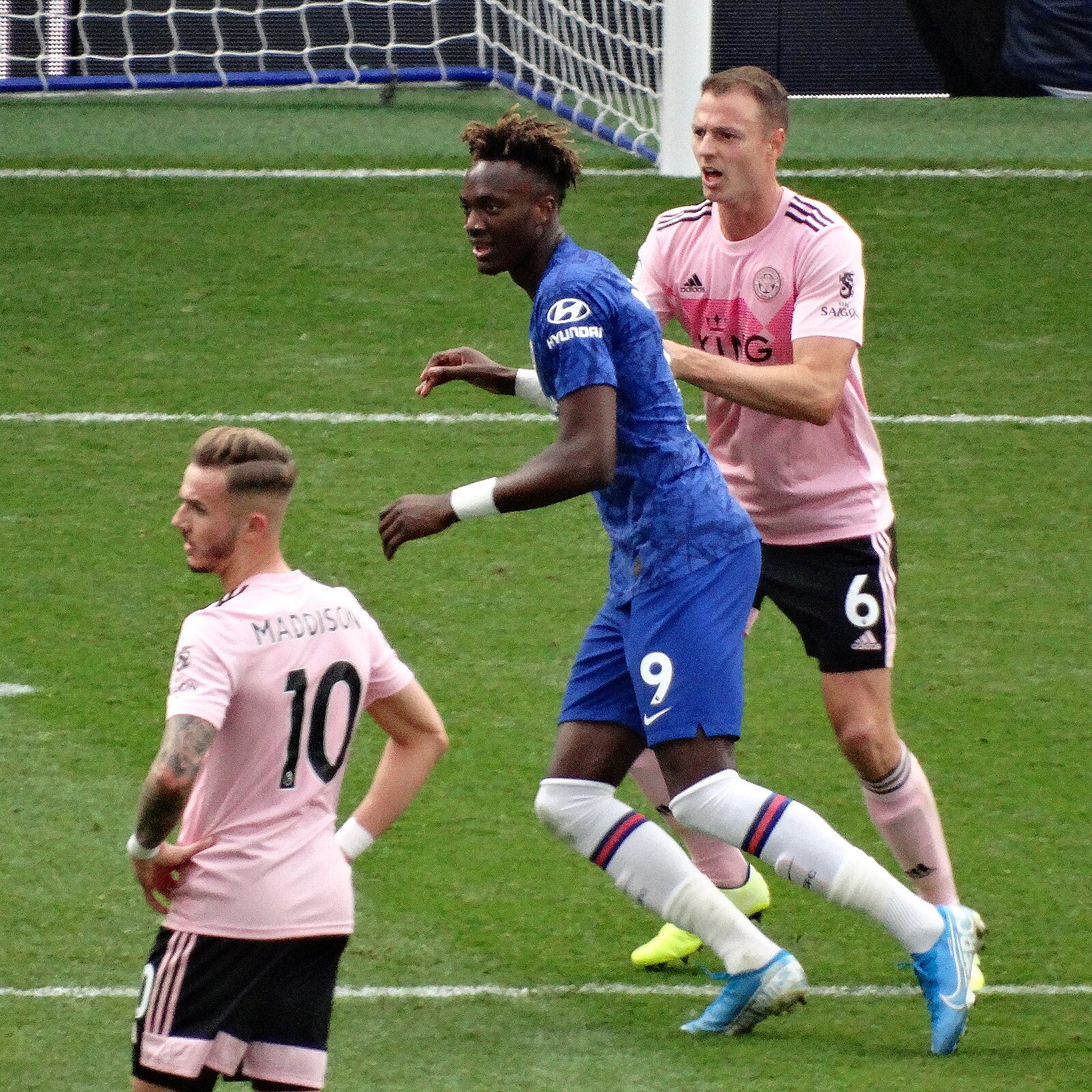 James Maddison in action at Stamford Bridge - Spurs wait to learn if Maddison is fit for Chelsea